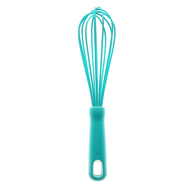 Custom High Quality Mini Silicone Whisk for Kid Silicone Coated Egg Whisk  Plastic Handle - China Silicone Whisk and Mini Silicone Whisk price