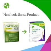 OneTouch Delica Plus Lancets & OneTouch Verio Test Strips Bundle - Includes 30 Test Strips & 30 Lancets - Fine 30-Gauge - for Diabetes Testing - Diabetic Supplies for Blood Sugar Monitor