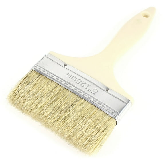 Unique Bargains Plastic Handgrip Metal Ferrule Synthetic Bristle 5" Wide Paint Brush