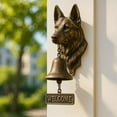 thumbnail image 2 of Fuebueo Dog Themed Welcome Doorbell, Welcome Sign Cast Iron Dinner Bell, Wall Mounted Dinner Bell for Yard Garden Farmhouse Decor, Dog Lovers Gift, 2 of 9