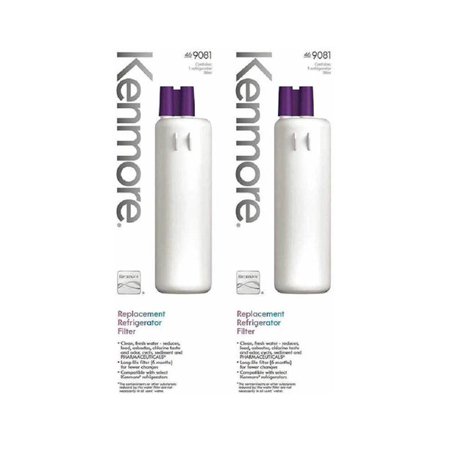 

Kenmore 9081 Replacement Refrigerator Water Filter 46-9081 46-9930 (2 Pack)