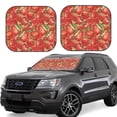 thumbnail image 1 of Wukai Strawberry Car Front Windshield Sun Shade,Sun Visor Shield Block Automotive Interior Protector Blocks UV Rays-Small, 1 of 6