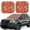 Strawberry, variant on Naloa Sweet Red Cherry 2 Piece Foldable Car Sun Shades, Car Windshield Sunshade, Front Window Sunshade for Car, Truck, SUV - Small