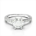 thumbnail image 1 of 1.50 Ct Brilliant Round Cut Diamond Bridal Rings Solid 950 Platinum, 1 of 4