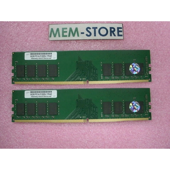 16GB (2x8GB) DDR4-2666 UDIMM Crucial CT2K8G4DFRA266 Equivalent Desktop Memory (3rd Party)