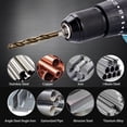 thumbnail image 4 of Hex Shank Cobalt Drill Bit Set for Metal and Hardened Steel, 13Pcs 1/16"-1/4" M35 HSS Twist Drill Bits for Impact Driver, with Index Holder, 4 of 11