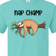 thumbnail image 4 of Inktastic Nap Champ Cute Sleeping Sloth T-Shirt, 4 of 5