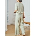 thumbnail image 4 of Richie House Women's Solid Comfy Viscose Sleepwear 2P Top with Pants Pajama Set Lounge RHW2909-A-S, 4 of 7