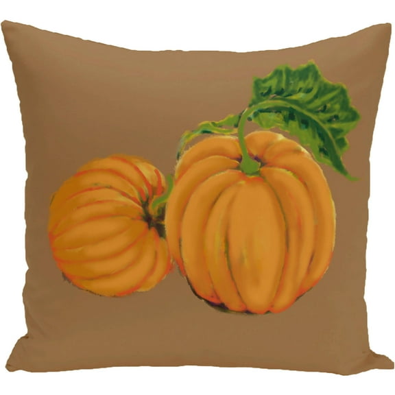 Simply Daisy 16" x 16" Pumpkin Patch Holiday Print Pillow