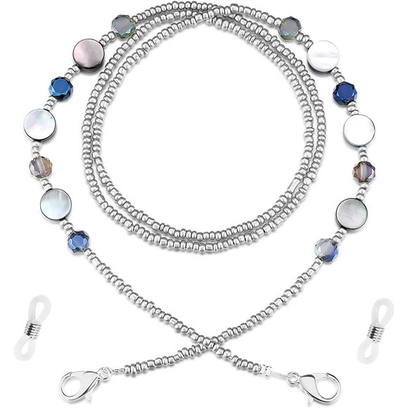 Eyeglass Chain Strap Holder Cord Fashion Eyewear Retainer Crimmy Reading Eyeglass Necklace