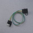 thumbnail image 2 of 4 pin trailer connector 4 Wire Flat Extension 4-Way Flat Connector Plug Socket for Trailer, 2 of 7