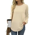 thumbnail image 1 of WEAIXIMIUNG Robe Chandail en Molleton Femme Grande Taille Mode Hiver Couleur Unie Manches Longues Base, 1 of 5