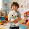 thumbnail image 5 of DGMIOCS Plush Stuffed Dog Adorable Poodle Stuffed Animal Toys, Soft & Realistic Gift for Kids, 11 inch, 5 of 6