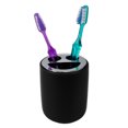 thumbnail image 6 of Home Basics Luxem 4 Piece Ceramic Bath Accessory Set, Black, 6 of 7