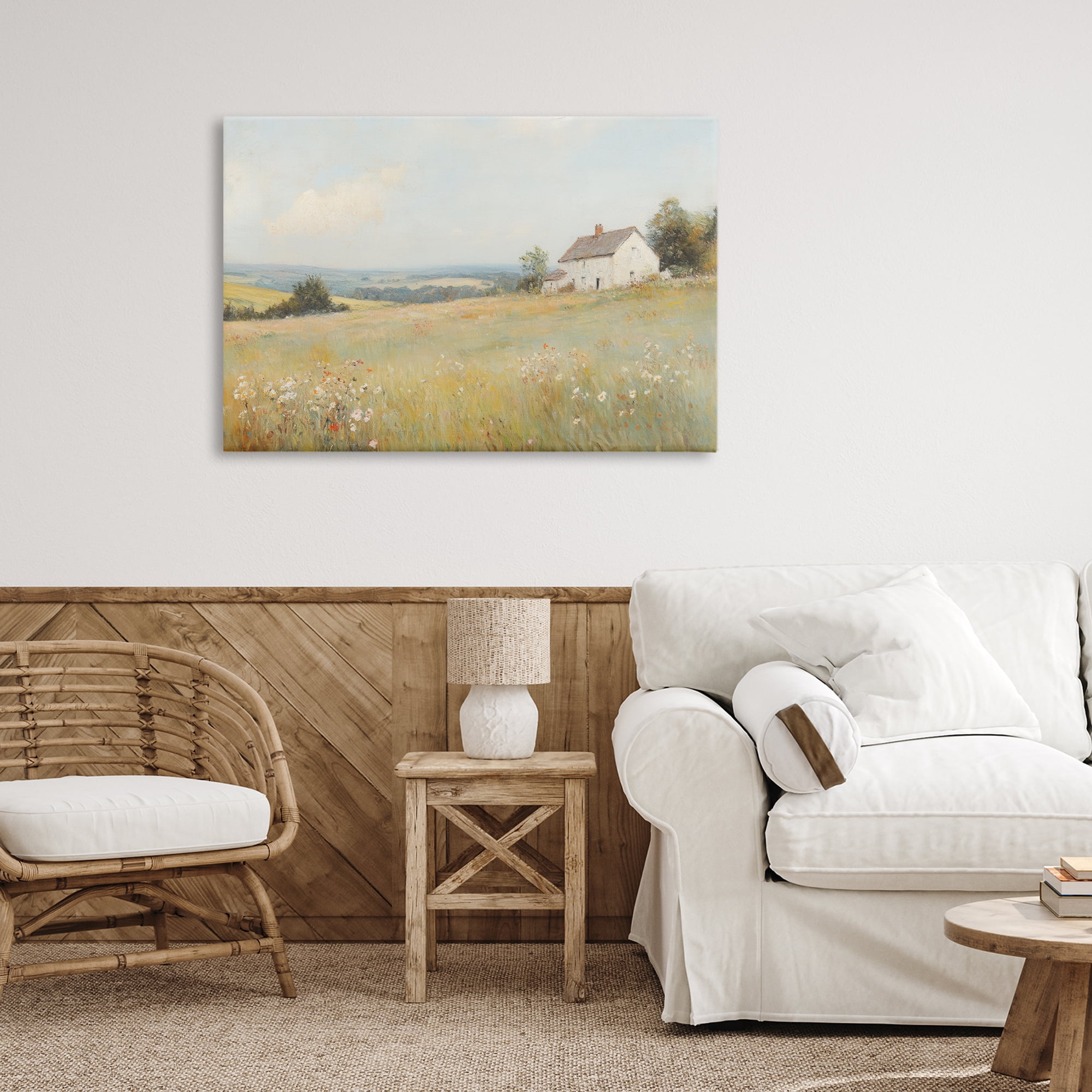 Stupell Industries Little House In The Prairie Canvas Wall Art, design by Petal Prints Design