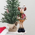 thumbnail image 4 of Ornamentos de Navidad Muñeca Tabletop Centerpiece Decoration Fiesta Alce Colcomx Alce de muñeco de nieve de Papá Noel, 4 of 8