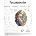 thumbnail image 5 of Acrylic Jigsaw Puzzle Suncatcher-Galactic Colorful Birds, Stained Glass Window Hanging, Home Decor Creative Mom Gifts, Birthday Gifts for Women,Wife, Sisters, Aunt, Besties 7.4in, 5 of 7