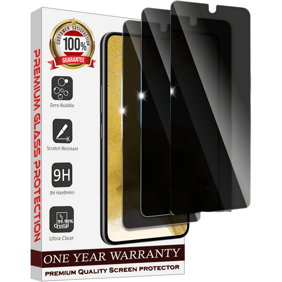 [ 3 Pack ] Entronix Privacy Screen Protector for Galaxy A06, Anti-Spy Shield Easy to Install