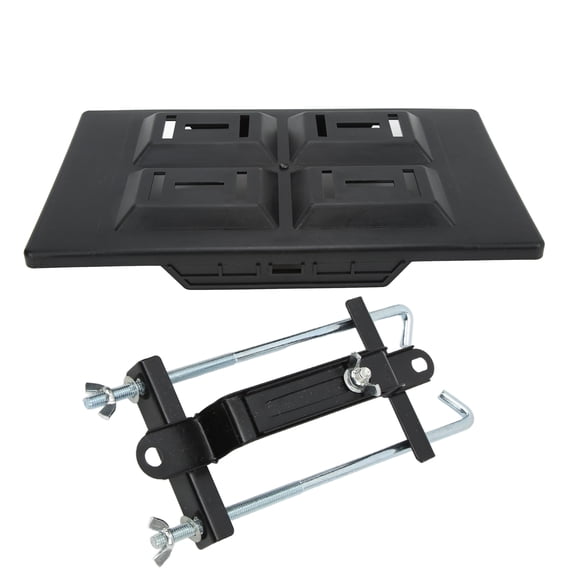 Battery Holding Clamp, Sturdy Construction High Strength Battery Tray Bracket Kit Recessed Slots For 27 30 31 Series Batteries 34Tray + 23Bracket
