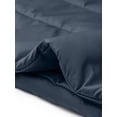 thumbnail image 5 of Agnes Orinda Women's Plus Size Quilted Long Vest Hooded Zip up Puffer Jacket with Pockets 1X Navy Blue, 5 of 6