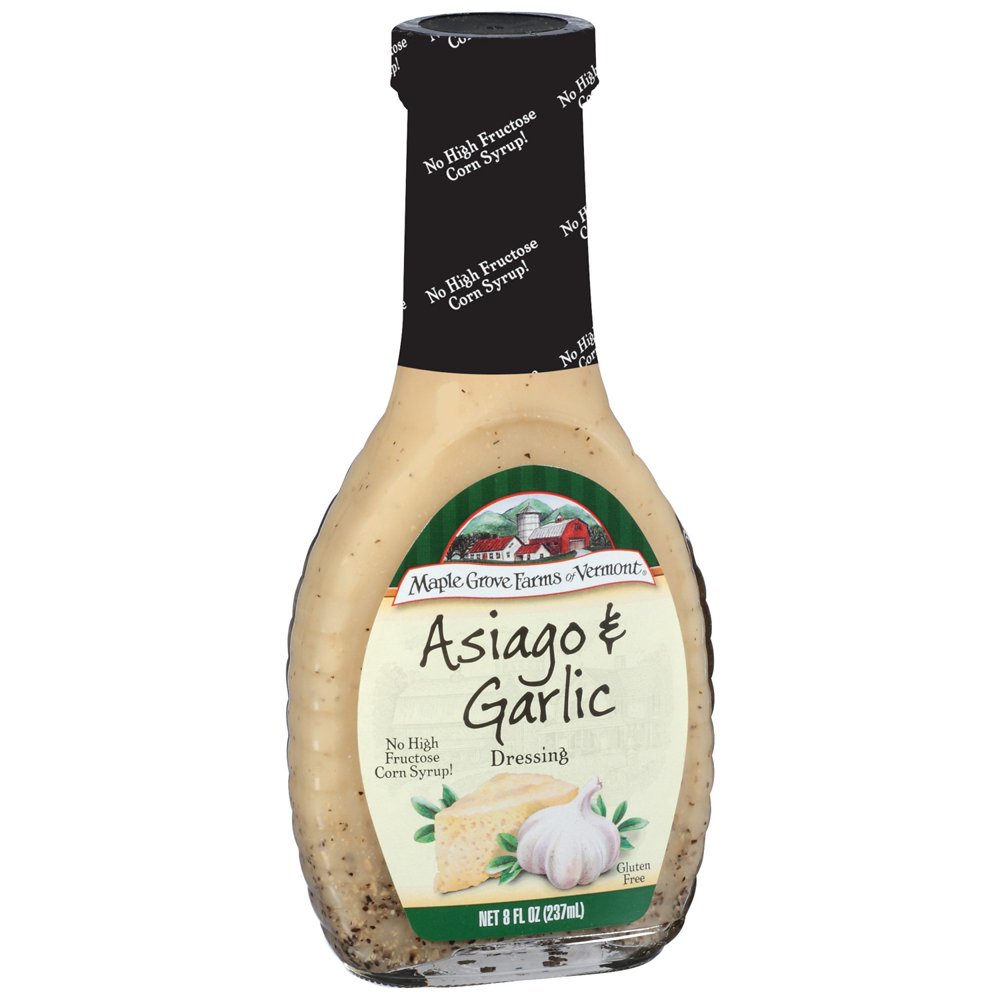 Maple Grove Asiago and Garlic Salad Dressing, 8 Oz