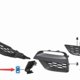 thumbnail image 5 of 1Pair Front Bumper Outer Bracket for X3 X4 G01 G02 2018-2021 51118070393/51118070394 Side Grille Molding Trim Cover--Black, 5 of 5