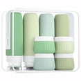 thumbnail image 1 of Botellas de viaje Mrsdry, paquete de 8 unidades, 90 ml, con bolsa transparente de silicona, 1 of 7