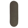 thumbnail image 1 of Colonial Mills Rug RV41R028X120 2 ft. 4 in. x 10 ft. Reversible Flat-Braid Oval Braided Runner  Grey, 1 of 1