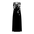 thumbnail image 5 of QUNYINEY Dresses for Women 2025 Floral Sleeveless Casual A-Line Dress with Pockets Crew Neck Flowy Maxi Sundress, 5 of 5