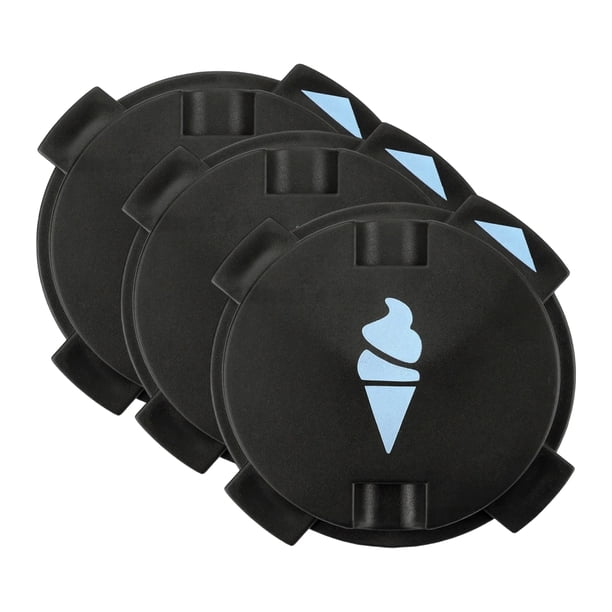 Tapa hermética a prueba de polvo compatible con la máquina para hacer helados Ninja NC701. Mantiene el helado limpio. Fácil de instalar. Cubierta antipolvo para máquina con patrón de helado.