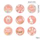 thumbnail image 3 of 90 pegatinas de Pascua, pegatinas de conejo de Pascua, pegatinas adhesivas, pegatinas para sellar sobres, pegatinas para bolsas de regalo, artículos decorativos., 3 of 5