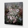 thumbnail image 3 of Designart ' Drawing of Flowers Retro IV ' Vintage Canvas Wall Art Print, 3 of 4