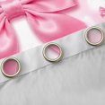 thumbnail image 4 of Erosebridal Pink Cute Bowknot Kids Black Out Curtains,Ballet Girls Silhouette Curtains Pack of 2 (42x63 Each), 4 of 7