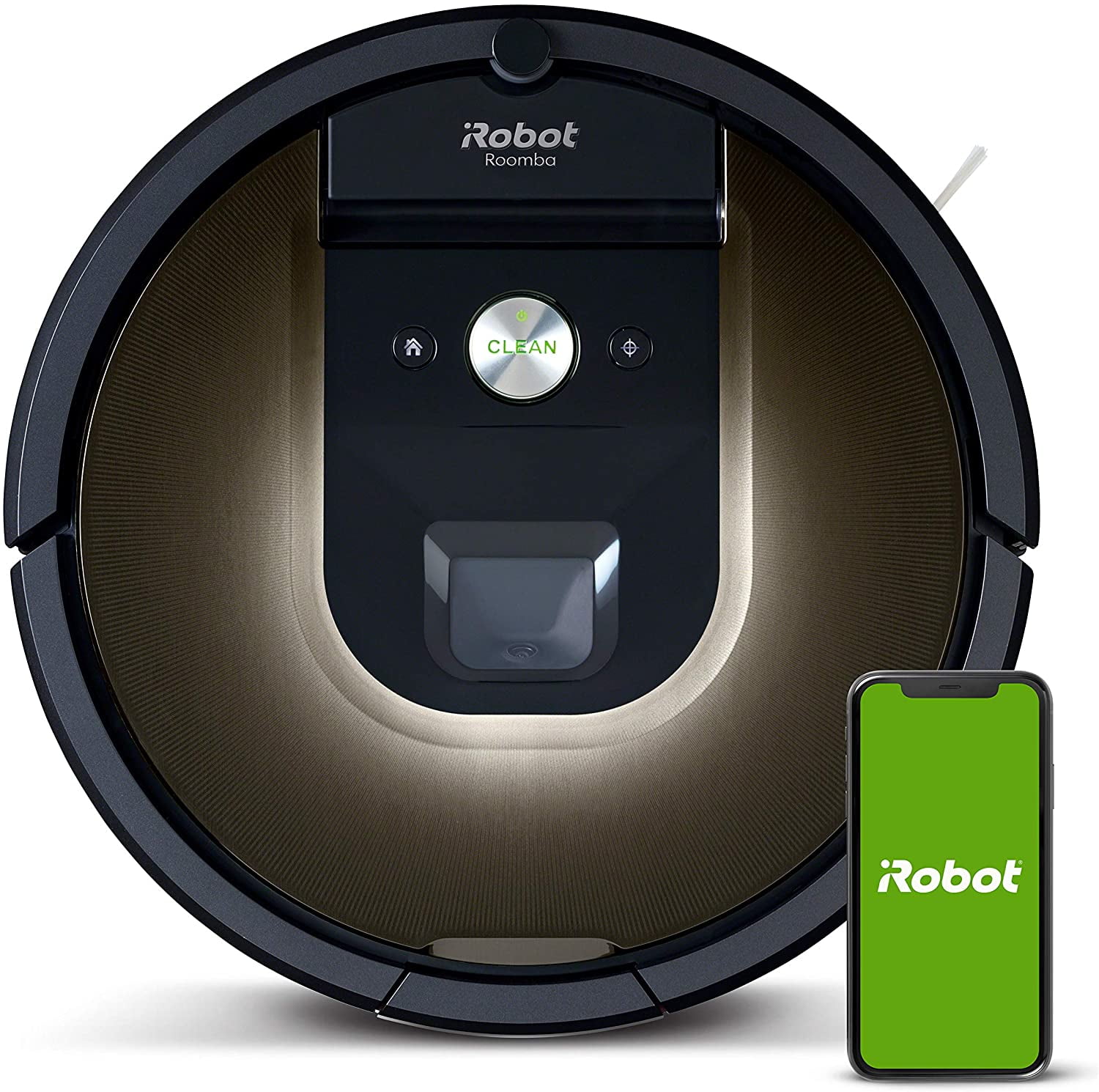 iRobot 981 Robot Vacuum-Wi-Fi Connected Mapping, Works with Alexa, Ideal for Carpets, Hard Floors, Power Boost Technology, Black - Walmart.com