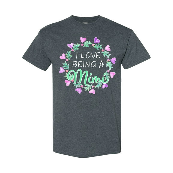 Inktastic I Love Being a Mimi Circle of Hearts T-Shirt