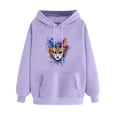 thumbnail image 3 of VBTAPA 2025 Mardi Gras Hoodies for Women Carnival Mask Graphic Hooded Sweatshirt Glitter Holiday Party Hoodie Parade Celebration Sweatshirts Purple M, 3 of 6