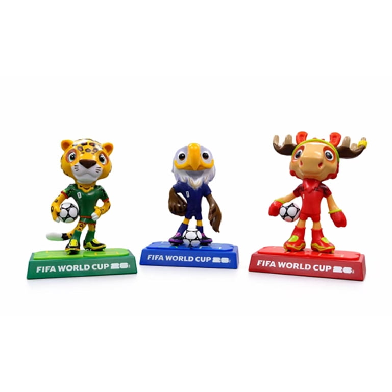 FIFA World Cup 2026 Set of 3 Collectible Mascot Figurines Clutch