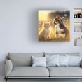 thumbnail image 2 of Canvas Wall Art - Ray Heere 'Cats And Dogs 20' Wall Art for Living Room, Bedroom, or Office Décor by Trademark Fine Art - 35 x 35 Inches, 2 of 4