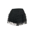 thumbnail image 3 of Rdhnmea Women’s Layered Ruffle Shorts Casual Elastic Waist Lace Bloomers, 3 of 9
