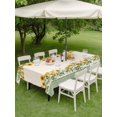 thumbnail image 4 of Outdoor Tablecloth with Umbrella Hole for Patio/Picnic/Party/Camping, Sunflowers Waterproof Table Cloth Rectangle Table Cover Washable, Spring Seasonal Botanical Blooms Flroal Plaid (52"x 70"), 4 of 8