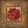 thumbnail image 2 of Vollherbst-Lane, Elaine 20x20 Gold Ornate Wood Framed with Double Matting Museum Art Print Titled - Sacred Rose II, 2 of 4