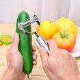 thumbnail image 4 of Batería de Cocina Rallador de patatas de acero inoxidable 2 en 1, pelador de verduras en juliana, herramienta de cocina Likrtyny Libre de BPA, 4 of 5