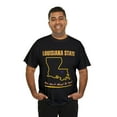 thumbnail image 4 of DJH Apparel | LOUISIANA STATE: We Ain't Hard To Find Sports Unisex Tshirt, 4 of 4