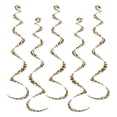 thumbnail image 2 of Beistle Pack of 6 Brown and Beige African Safari Leopard Print Whirls Hanging Party Decors 24", 2 of 2