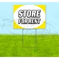thumbnail image 1 of Store For Rent (18" x 24") Yard Sign, Includes Metal Step Stake, 1 of 6