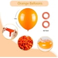 thumbnail image 4 of 100 globos naranjas, globos de fiesta de látex naranja de 12 pulgadas, calidad de helio para Halloween, graduación, fiesta de cumpleaños, baby shower, revelación de género, despedida de solteraDecorac, 4 of 4