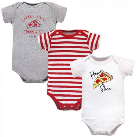 UPC: 0660168775013 | Little Treasure Baby Boy Cotton Bodysuits  Home Slice  3-6 Months