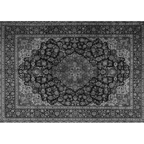 Ahgly Company Indoor Rectangle Persian Gray Traditional Area Rugs, 4' x 6'