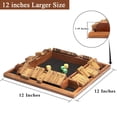 thumbnail image 4 of Juego de dados Shut The Box AMEROUS para 1 a 4 jugadores con 12 dados de 30 cm, 4 of 7