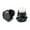 Black 8mm, variant on Stainless Steel Magnetic Stud Earrings 6/ 8MM For Women Men Non-Piercing Clip On-Black 6mm